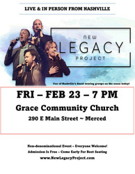 Concert With Nashville-based Christian Band, New Legacy