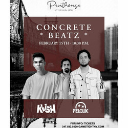 Concrete Beatz featuring Kvsh + Felguk live at the Penthouse 2020