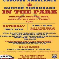 Conover Ambulance Summer Throwback in the Park