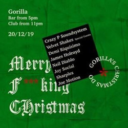 Crazy P Soundsystem: Gorilla's Christmas Do