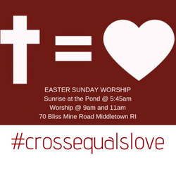 Cross Equals Love Sunrise Service & Easter Worship