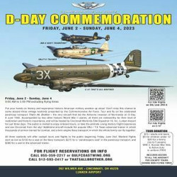D-day Commemoration and airplane rides