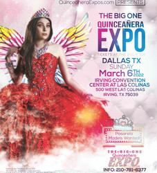 Dallas Quinceanera Expo March 6th, 2022 at the Irving Convention Center