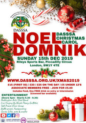 Dasssa Christmas Carol (Noel Domnik) 15th December 2019, Haymarket, London