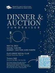 Dinner And Auction- benefiting Lchs Class Of 2025 Safe and Sober Grad Night Event