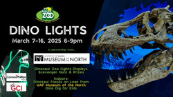 Dino Lights at the Alaska Zoo