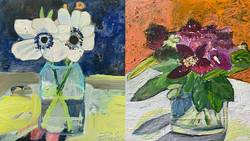 Downtown Portland's Bloom Tour: 'Spring Blooms in Portland' a collection of Paintings by Boo Johnson