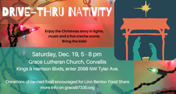 Drive-by Nativity Event