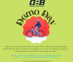 E-bike Demo Day at Marigold!