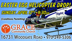 Easter Egg Hunt and Helicopter Drop
