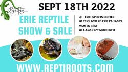 Erie Reptile Expo Sept 18th 2022