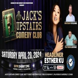Esther Ku at Jack's Upstairs Comedy Club Palm Beach Gardens