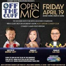 Esther Ku -off The Cuff - Attend a Free Taping of a Comedy Reality Event