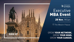Executive Mba event in Milan - the Multi-Purpose Career Booster