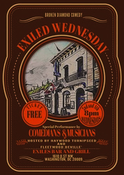 Exiled Wednesday's: Music and Comedy Show