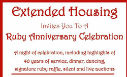 Extended Housing's Ruby Anniversary Gala