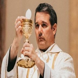 Father Ravasi at the Shrine of the Virgin of Guadalupe