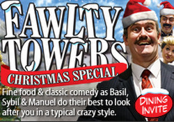 Fawlty Towers Chrismas Comedy Dinner Show 05/11/2022