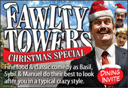 Fawlty Towers Chrismas Comedy Dinner Show 25/11/2022