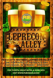 Fenway Boston LepreCon Alley St Patty's Bar Crawl - March 2021