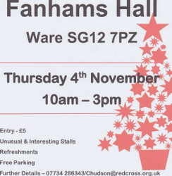 Festive Gift Fair, 4th November 2021, Fanhams Hall Ware