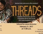 Film Screening Of Threads - A documentary film by Cathy Stevulak