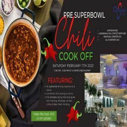 First Annual Chili Cook-Off with Optional Beer Stein,Limbo,and Mixology Contest