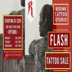 Flash $20 Tattoo Sale $35 $99 $160 And $249 Options Available Dec 28-30th 3 Days