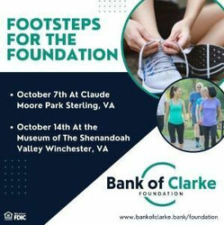 Footsteps for the Foundation (Bank of Clarke)