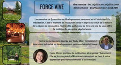 Force Vive - Une semaine pour déployer ses ailes (29 juil au 4 août 2017)