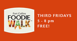 Fort Collins Foodie Walk™ on the Third Friday of Each Month In Downtown Fort Collins From 5 - 8 Pm