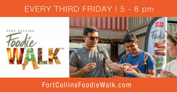 Fort Collins Foodie Walk™ on the Third Friday of Each Month In Downtown Fort Collins From 5 - 8 Pm