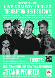 Fourpure Presents Live Comedy @ The Grafton Kentish Town : Simon Brodkin, Patrick Monahan and more