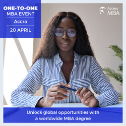Free Access Mba In-Person Event In Accra On 20 April