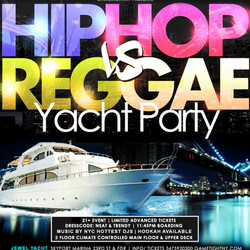 Friday Nyc HipHop vs. Reggae® Booze Cruise Jewel Yacht party Skyport Marina