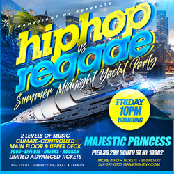 Friday Nyc Hiphop Vs. Reggae® Cruise Majestic Princess Summer Yacht Party