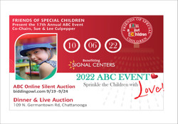 Friends of Special Children 17th Annual Abc Event, Sprinkle the Children with Love