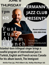 Fuat Tuac Album Launch Concert @ Hermann's Jazz Club