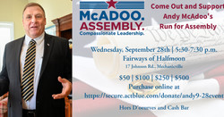 Fundraiser for Andy McAdoo, Candidate for Nys Assembly District 112