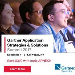 Gartner Application Strategies & Solutions Summit 2017