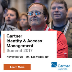 Gartner Identity & Access Management Summit 2017 in Las Vegas, Nv