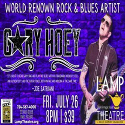 Gary Hoey-World renown rock and blues artist