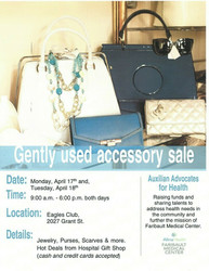 Gently Used Accessory Sale