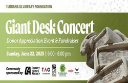 Giant Desk Concert! Library Fundraiser and Donor Appreciation Event