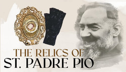 Glove and Bandage of Padre Pio