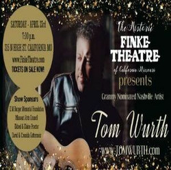Grammy Nominated Tom Wurth at the Finke Theatre