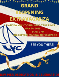 Grand ReOpening Extravaganza Event at the Longview Yacht Club