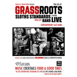 Grass Roots with Sloths Standards Band (Live), Free Entry