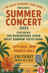 Great Dunmow Town Band Summer Concert