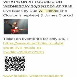 Great Food and Live Music at Foodilic Restaurant in Brighton Bn1 2bb